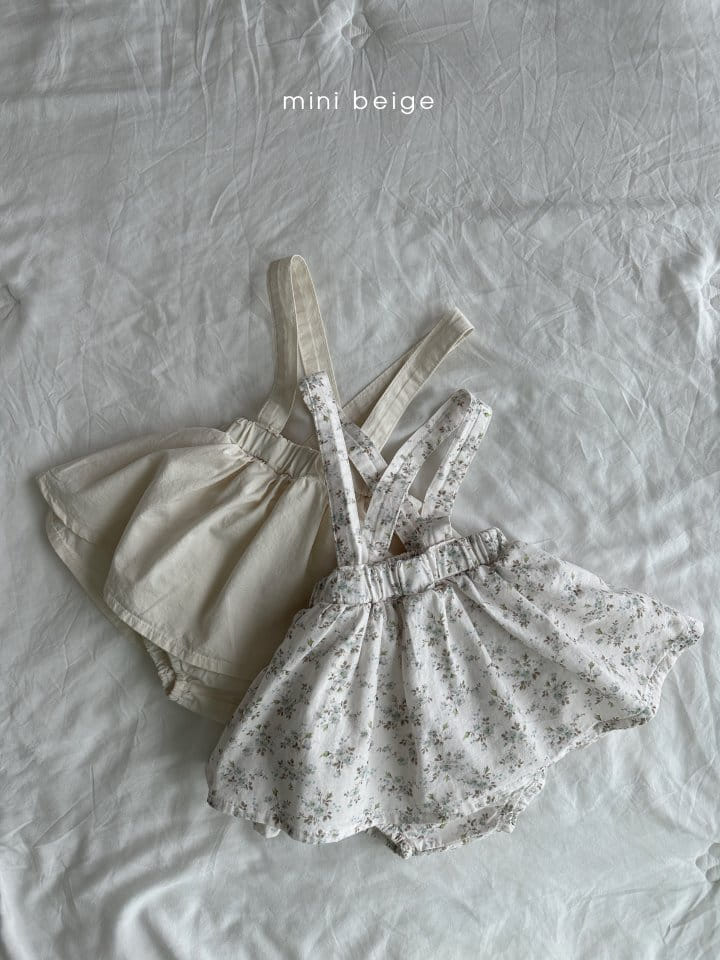 The Beige - Korean Baby Fashion - #onlinebabyshop - Shirring Skirt Bloomers