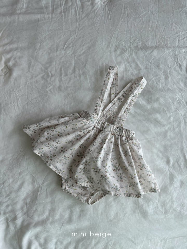 The Beige - Korean Baby Fashion - #smilingbaby - Shirring Skirt Bloomers - 2