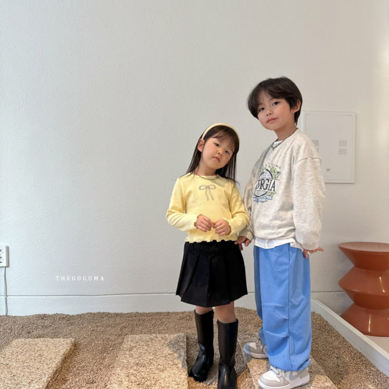 Thegoguma - Korean Children Fashion - #childofig - Wrinkle Skirt Pants - 10
