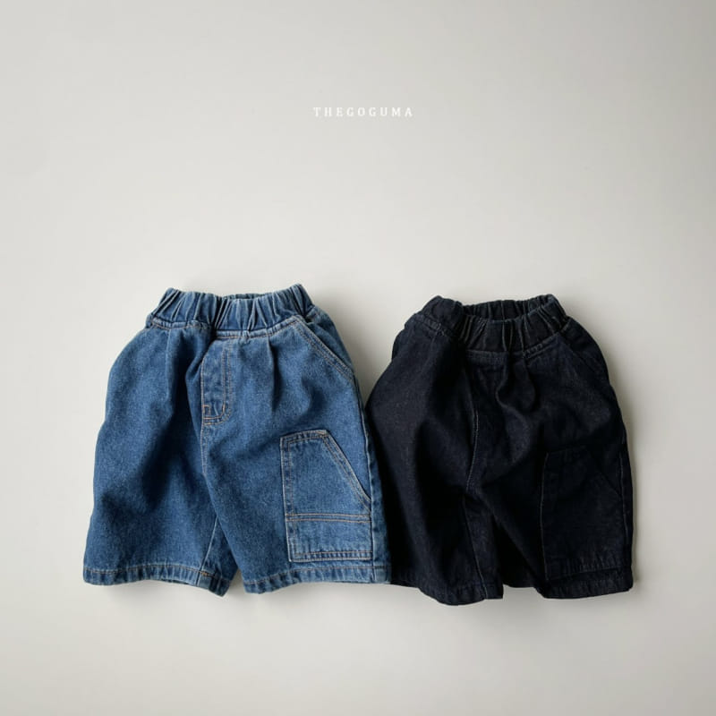 Thegoguma - Korean Children Fashion - #discoveringself - Once Pocket Denim Pants