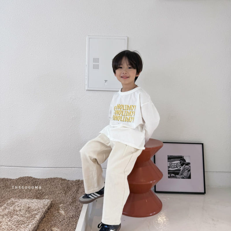 Thegoguma - Korean Children Fashion - #discoveringself - Holiday Piping Tee - 7