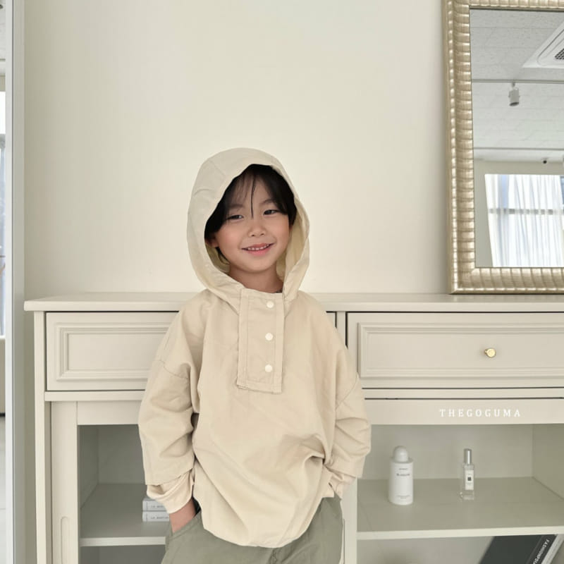 Thegoguma - Korean Children Fashion - #kidsshorts - Hoody Anorak Tee - 8