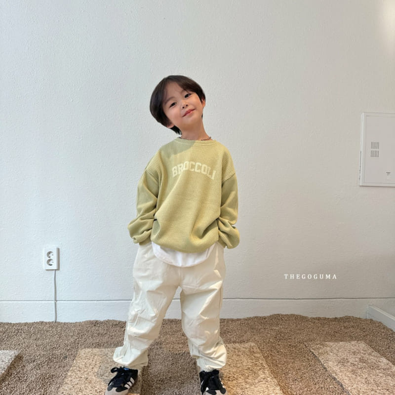 Thegoguma - Korean Children Fashion - #kidsstore - Broccoli Waffle Sweatshirt - 10