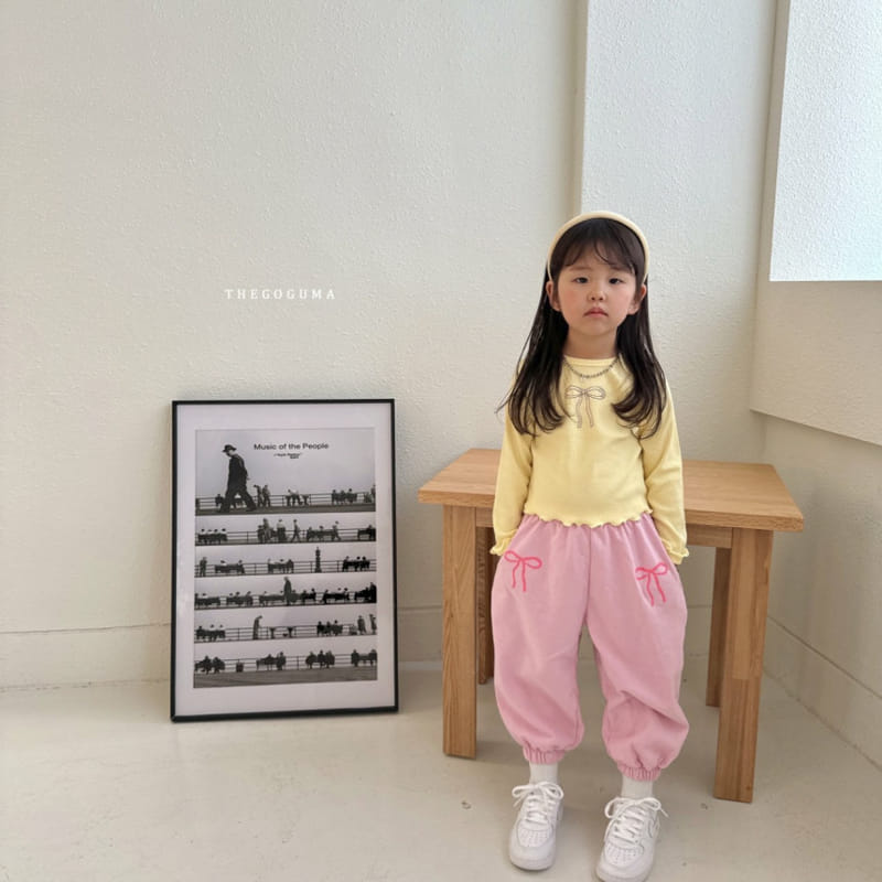 Thegoguma - Korean Children Fashion - #kidsstore - Belly Terry Crop Tee - 9
