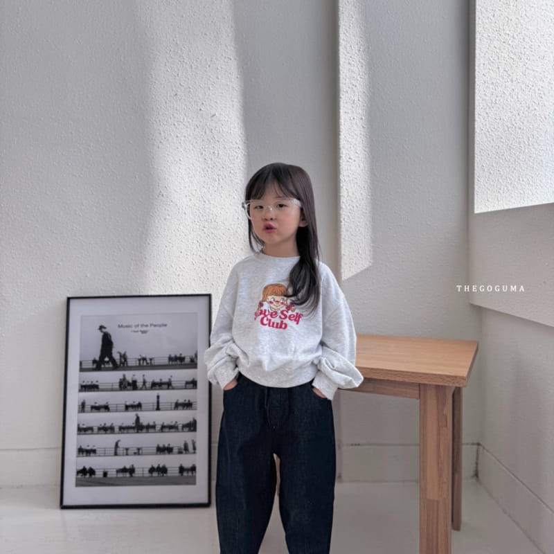 Thegoguma - Korean Children Fashion - #kidzfashiontrend - Love Crop Sweatshirt - 7