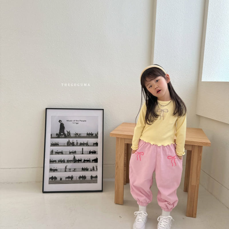 Thegoguma - Korean Children Fashion - #kidzfashiontrend - Belly Terry Crop Tee - 10