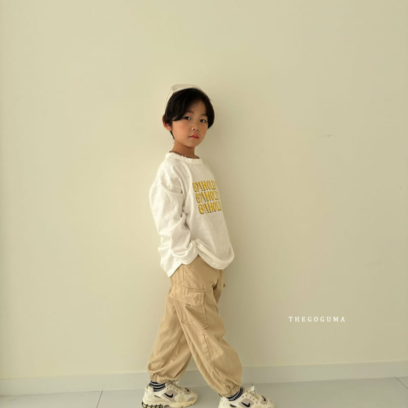 Thegoguma - Korean Children Fashion - #littlefashionista - River Denim Gunbbang Jogger Pants - 11
