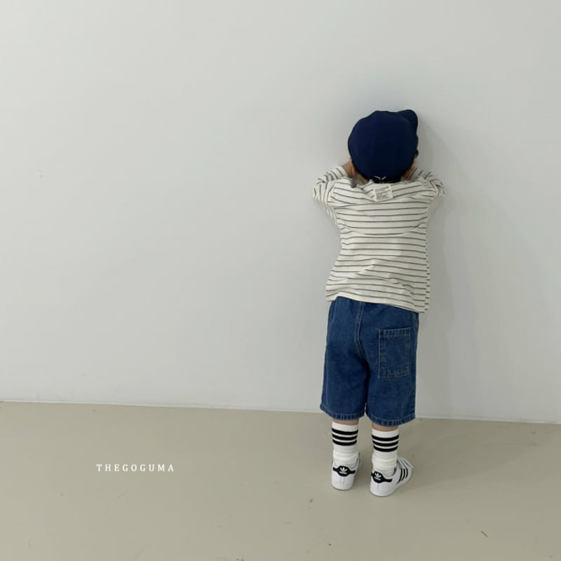 Thegoguma - Korean Children Fashion - #magicofchildhood - Once Pocket Denim Pants - 8