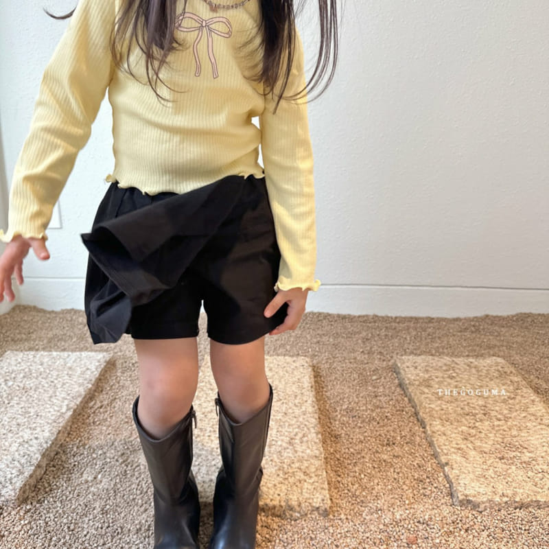 Thegoguma - Korean Children Fashion - #prettylittlegirls - Wrinkle Skirt Pants - 8
