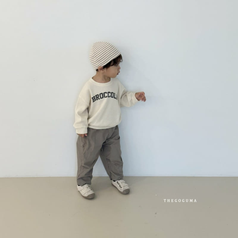 Thegoguma - Korean Children Fashion - #stylishchildhood - Broccoli Waffle Sweatshirt - 3