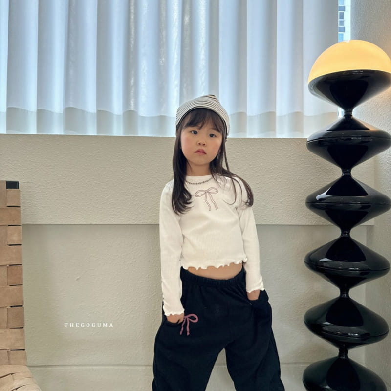 Thegoguma - Korean Children Fashion - #stylishchildhood - Belly Terry Crop Tee - 2