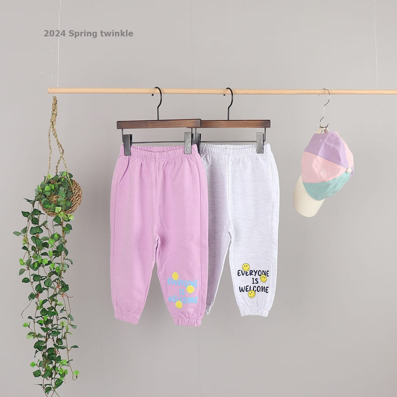 Twinkle - Korean Children Fashion - #childrensboutique - Welcome Jogger Pants - 3