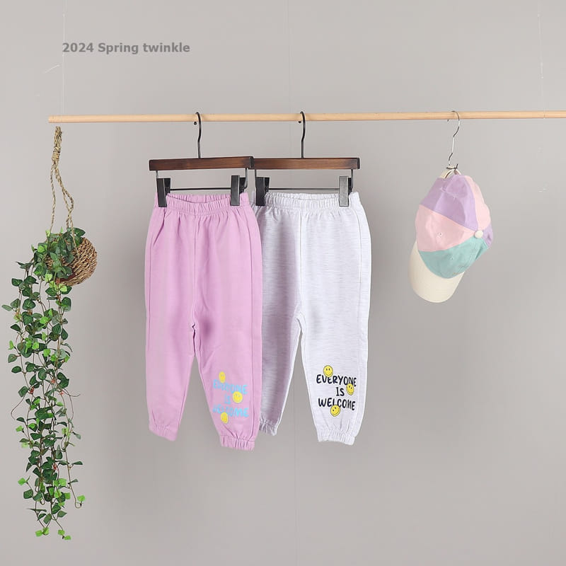 Twinkle - Korean Children Fashion - #childrensboutique - Welcome Jogger Pants - 4