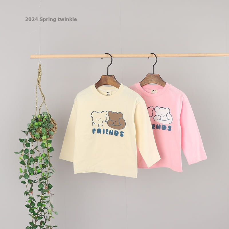 Twinkle - Korean Children Fashion - #fashionkids - Friends Bear Tee
