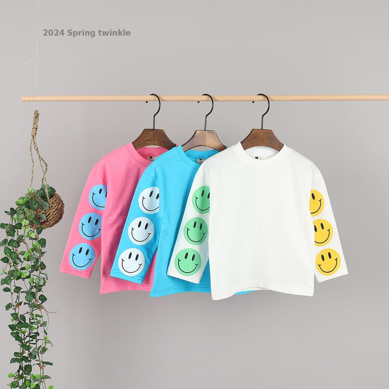 Twinkle - Korean Children Fashion - #kidsshorts - Full Of Smiles Tee - 4