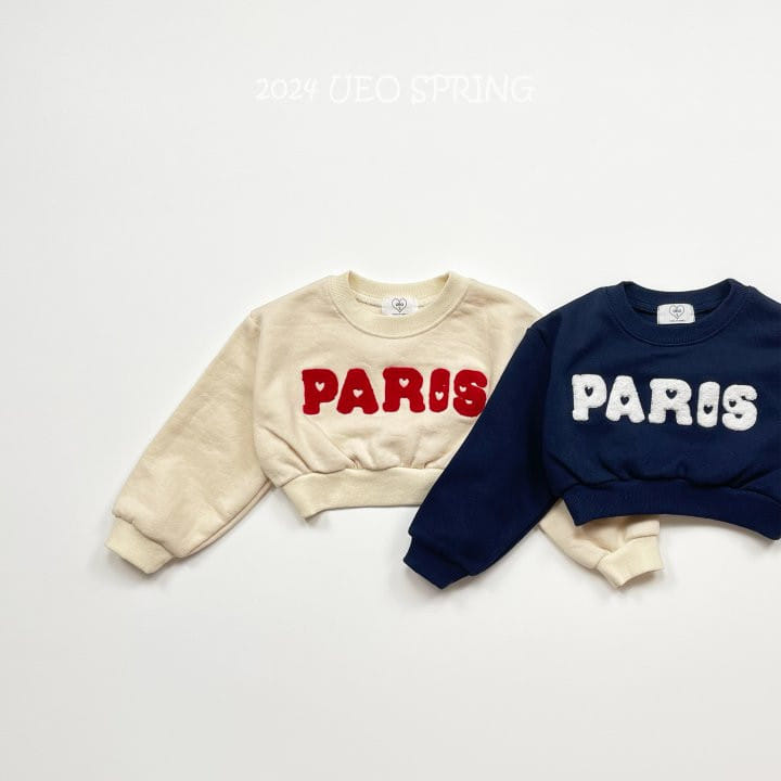 U Eo - Korean Children Fashion - #childofig - Paris Crop Sweatshirt - 2