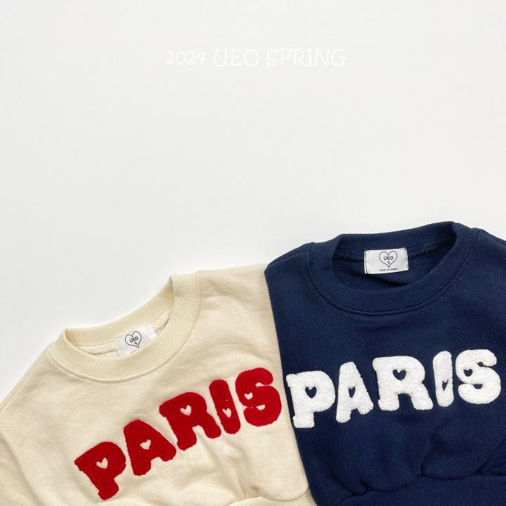 U Eo - Korean Children Fashion - #childofig - Paris Crop Sweatshirt - 3