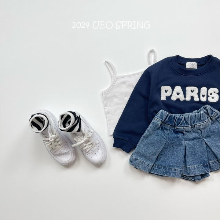 U Eo - Korean Children Fashion - #kidsstore - Paris Crop Sweatshirt - 9