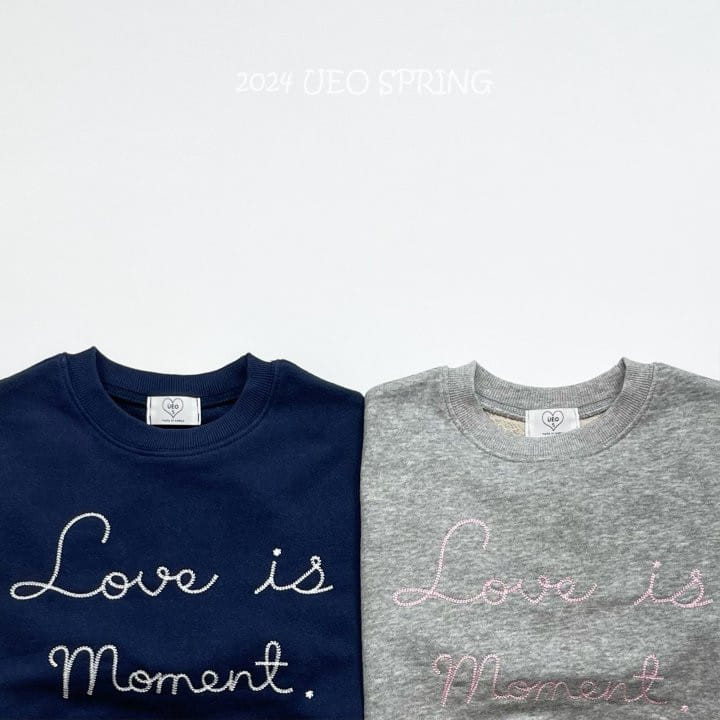 U Eo - Korean Children Fashion - #kidzfashiontrend - Love Is Sweatshirt - 9