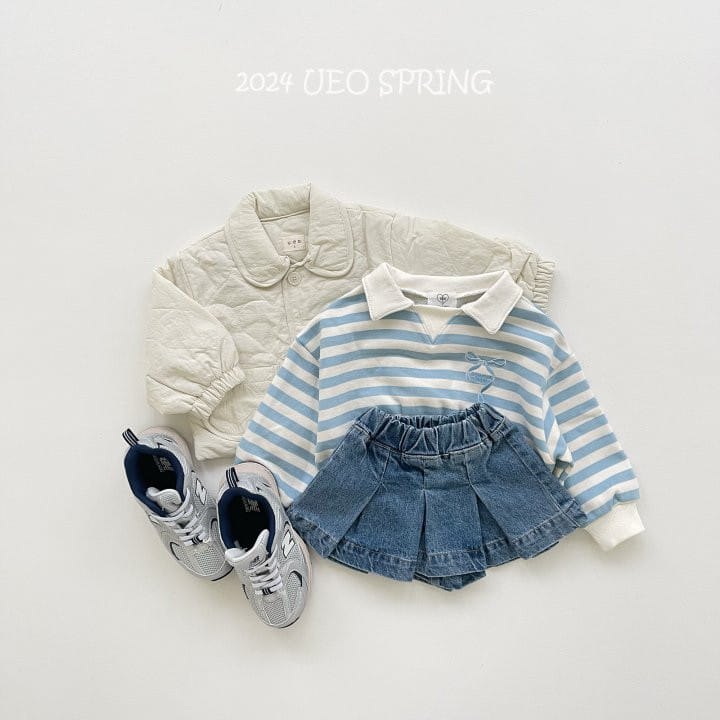 U Eo - Korean Children Fashion - #prettylittlegirls - Heart Quilting Jumper - 10