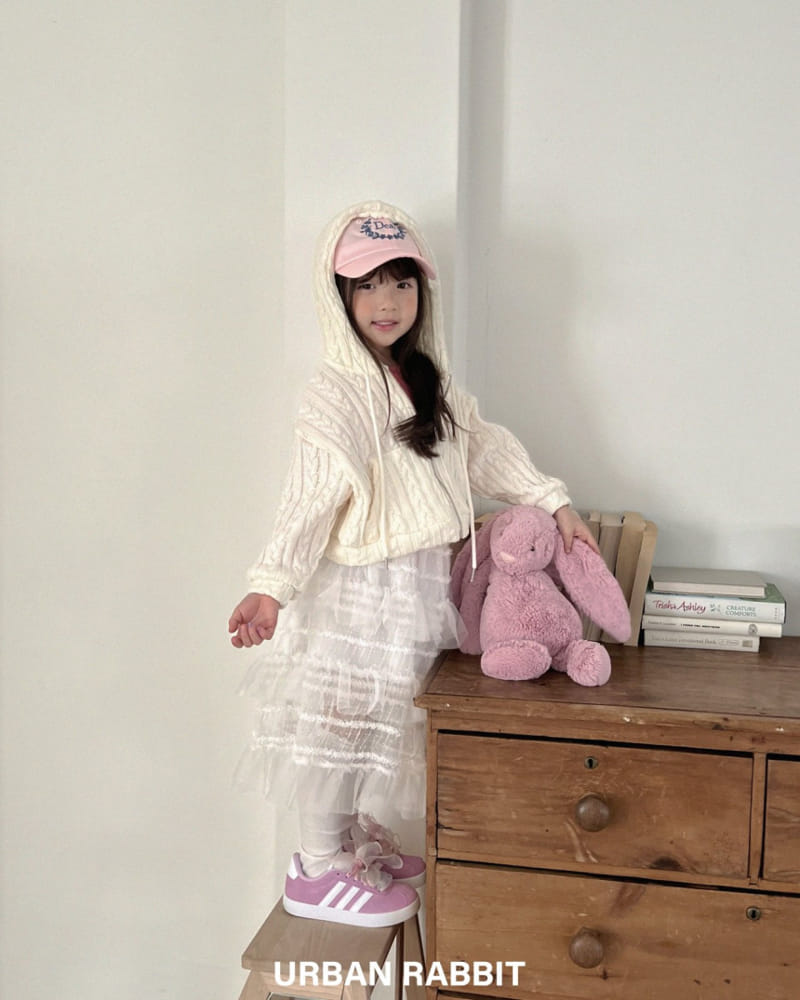 Urban Rabbit - Korean Children Fashion - #Kfashion4kids - Cable Hooody Zip Up - 2