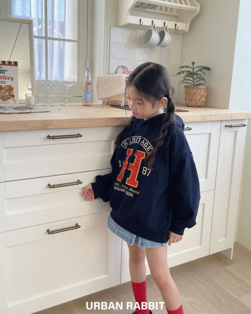 Urban Rabbit - Korean Children Fashion - #stylishchildhood - H Appliaue Hoody  - 4