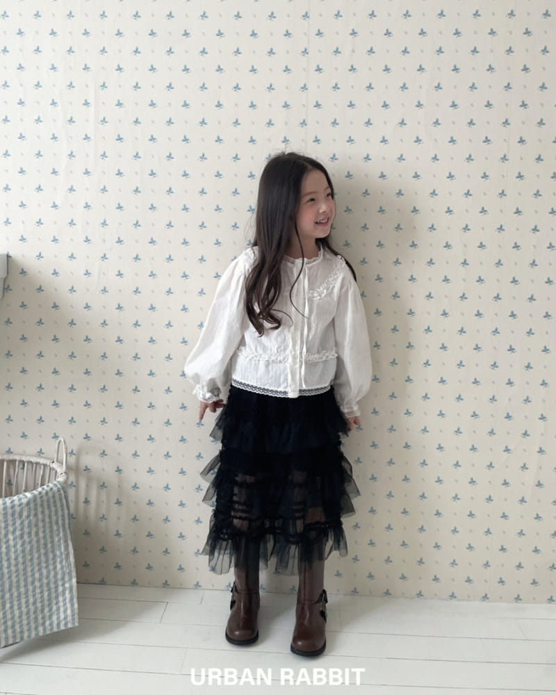 Urban Rabbit - Korean Children Fashion - #childofig - Lacell Lace Blanc - 4