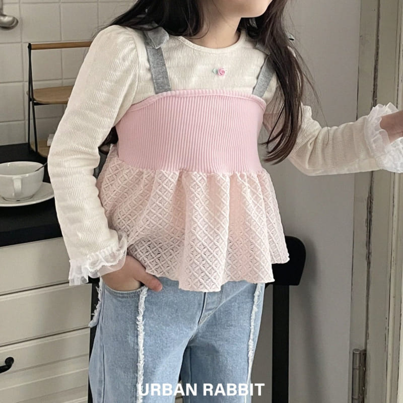 Urban Rabbit - Korean Children Fashion - #childrensboutique - Rose Lace Tee - 9