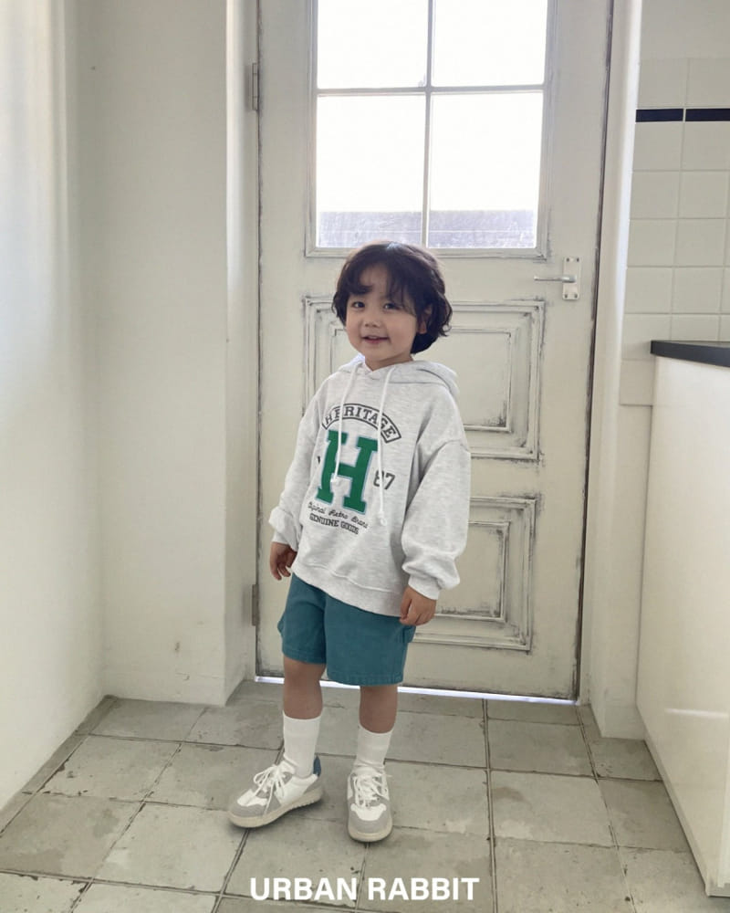 Urban Rabbit - Korean Children Fashion - #designkidswear - H Appliaue Hoody  - 6