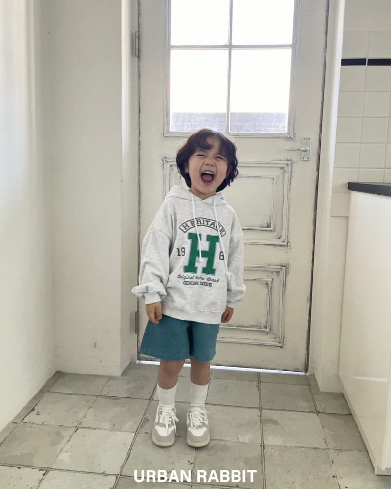 Urban Rabbit - Korean Children Fashion - #discoveringself - H Appliaue Hoody  - 7