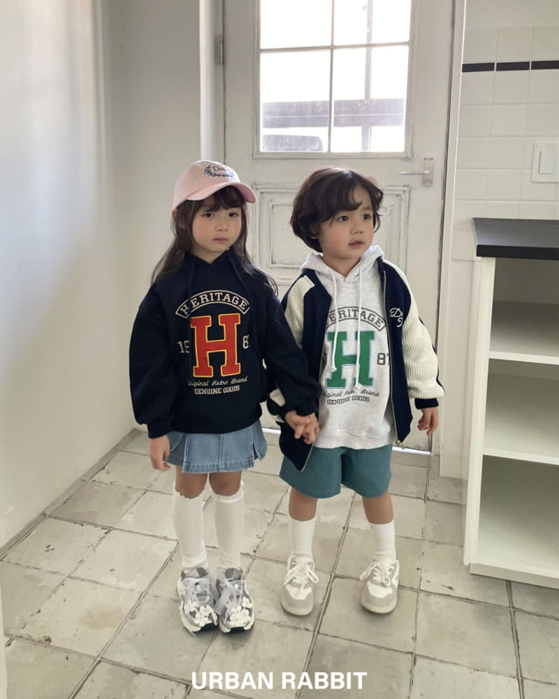 Urban Rabbit - Korean Children Fashion - #fashionkids - H Appliaue Hoody  - 8