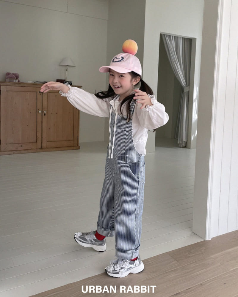 Urban Rabbit - Korean Children Fashion - #kidsshorts - Babe Denim Overalls - 8