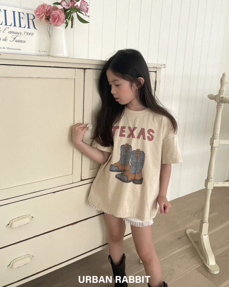 Urban Rabbit - Korean Children Fashion - #kidsstore - Texas Boots Tee - 6