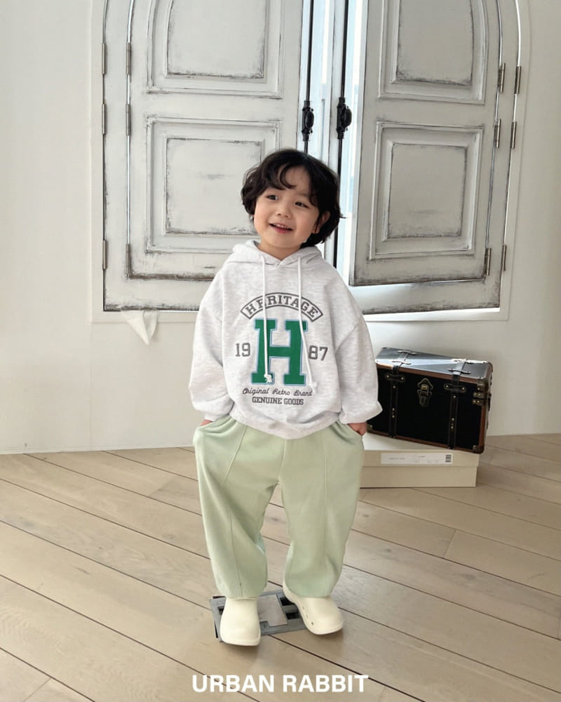 Urban Rabbit - Korean Children Fashion - #kidzfashiontrend - H Appliaue Hoody  - 11