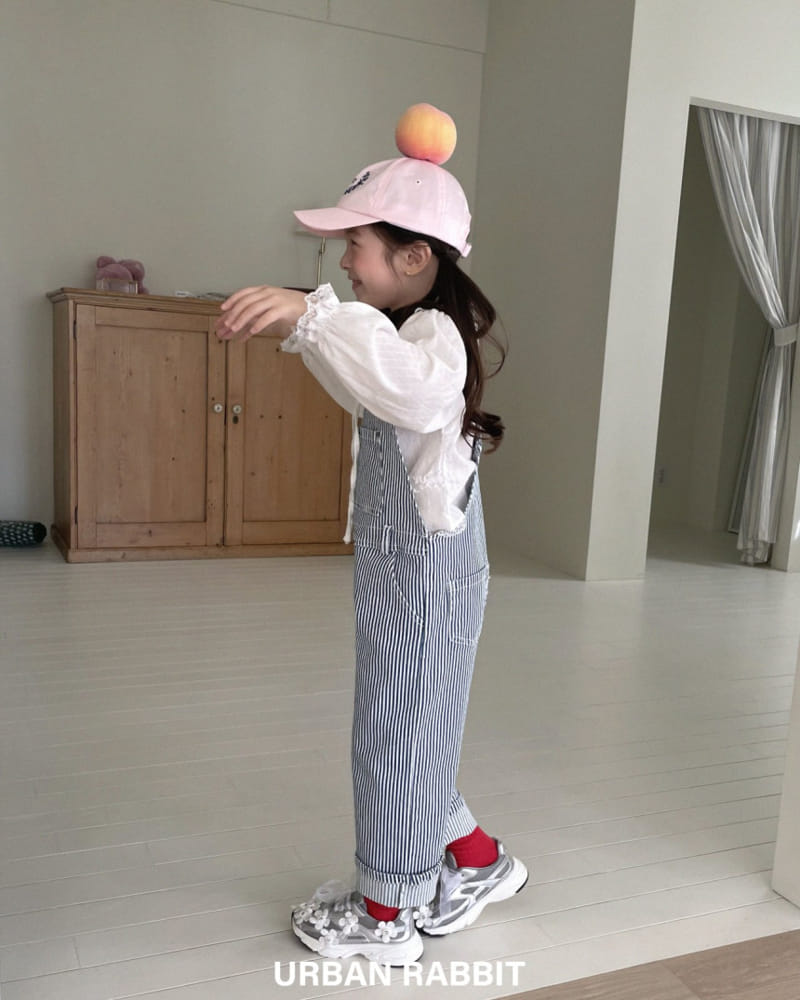 Urban Rabbit - Korean Children Fashion - #kidzfashiontrend - Babe Denim Overalls - 10