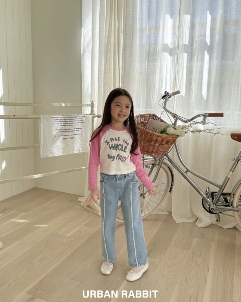 Urban Rabbit - Korean Children Fashion - #kidsstore - Raglan Crop Tee - 4