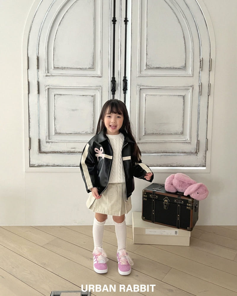 Urban Rabbit - Korean Children Fashion - #magicofchildhood - Ribbon Biker Jacket - 6
