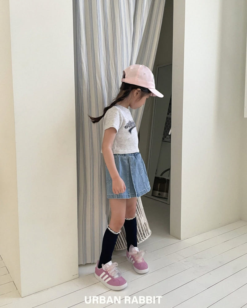 Urban Rabbit - Korean Children Fashion - #magicofchildhood - Waffle Crop Tee - 4