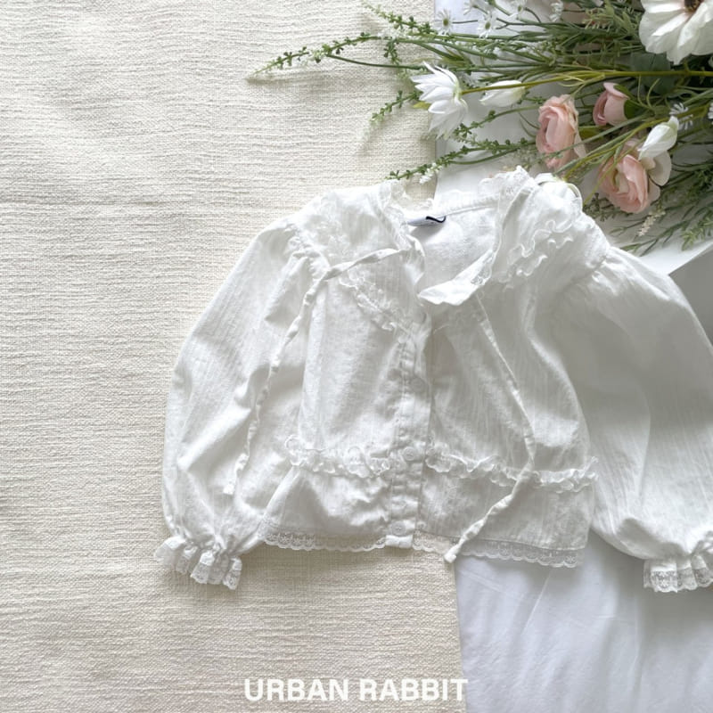 Urban Rabbit - Korean Children Fashion - #minifashionista - Lacell Lace Blanc