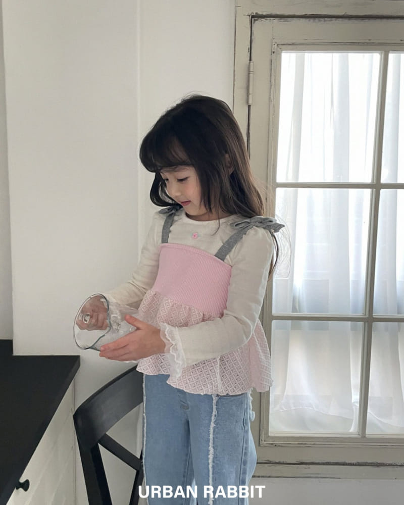 Urban Rabbit - Korean Children Fashion - #stylishchildhood - Rose Lace Tee - 7