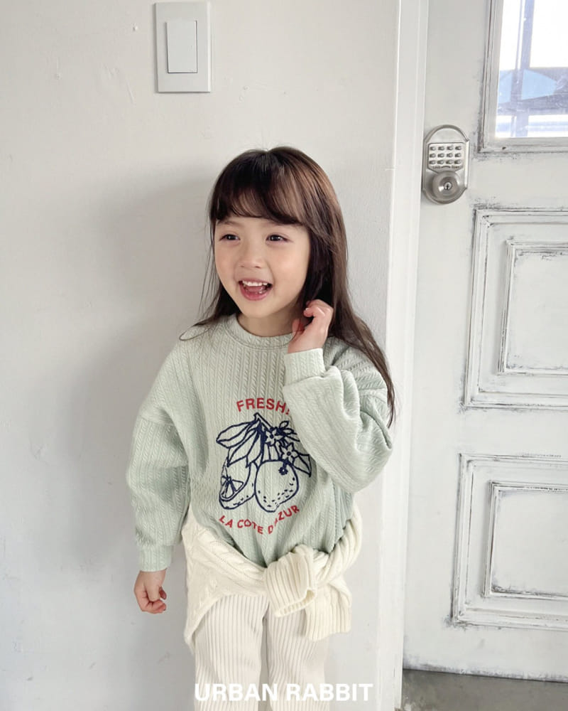 Urban Rabbit - Korean Children Fashion - #toddlerclothing - Fresh Cable Sweatshirt - 4