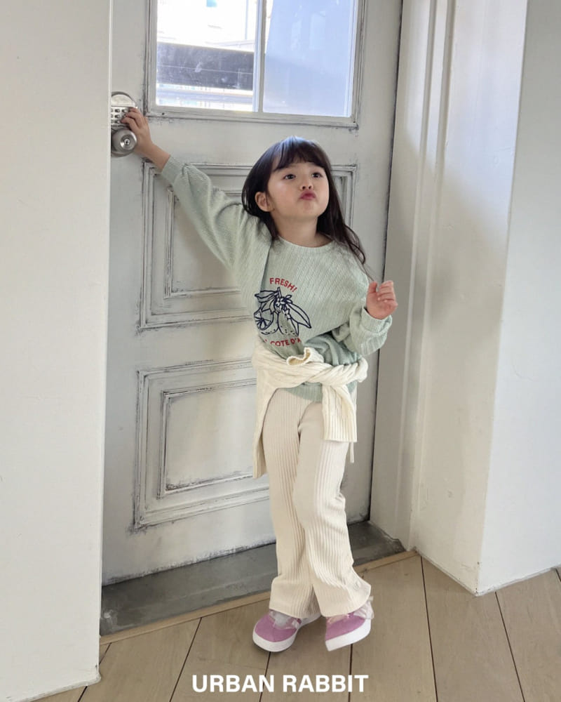 Urban Rabbit - Korean Children Fashion - #todddlerfashion - Fresh Cable Sweatshirt - 2