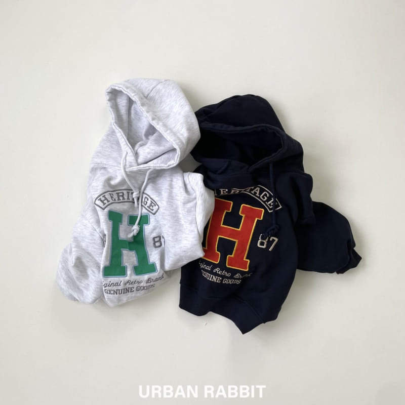 Urban Rabbit - Korean Children Fashion - #todddlerfashion - H Appliaue Hoody 