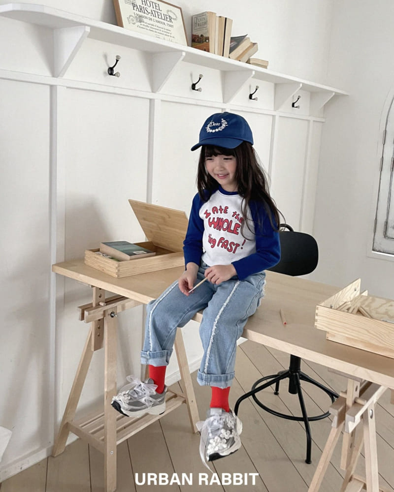 Urban Rabbit - Korean Children Fashion - #todddlerfashion - Raglan Crop Tee - 10