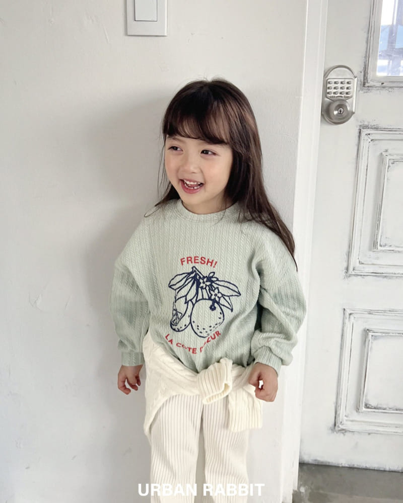 Urban Rabbit - Korean Children Fashion - #toddlerclothing - Fresh Cable Sweatshirt - 3