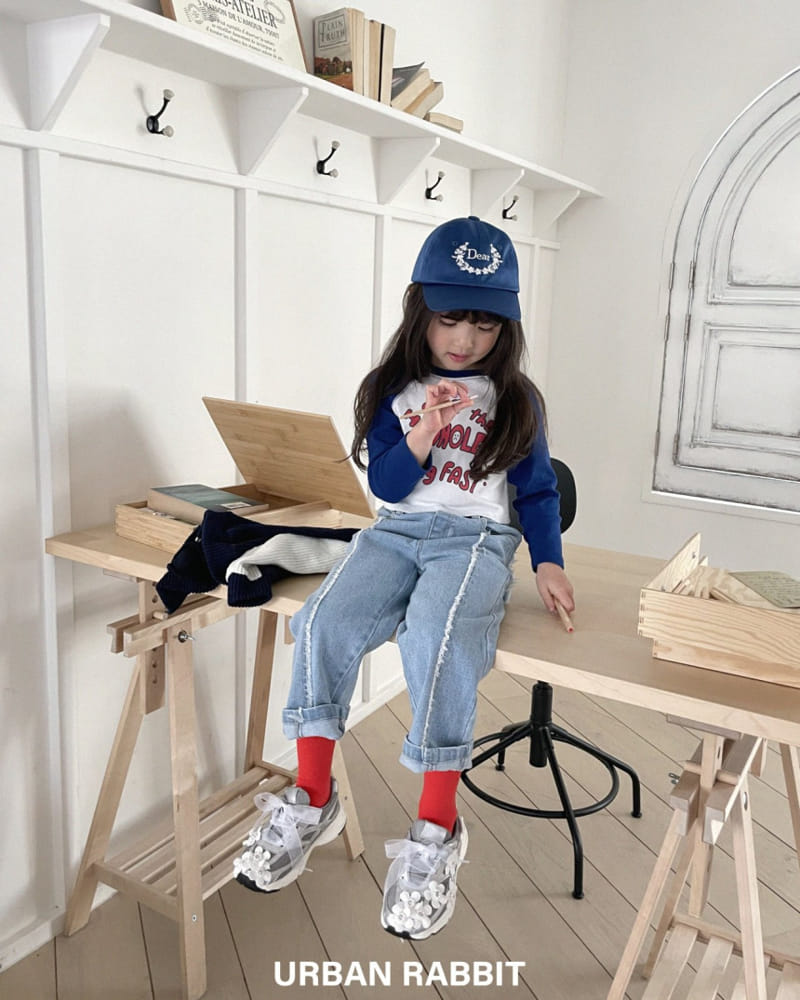 Urban Rabbit - Korean Children Fashion - #toddlerclothing - Raglan Crop Tee - 11