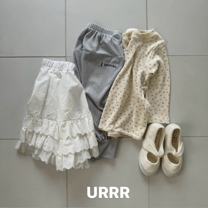 Urrr - Korean Children Fashion - #kidzfashiontrend - Puree Lace Tee - 4