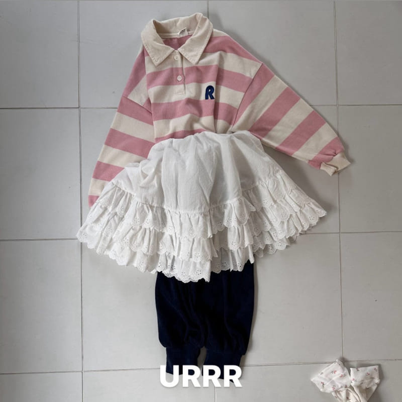 Urrr - Korean Children Fashion - #designkidswear - Retro Collar Tee - 7