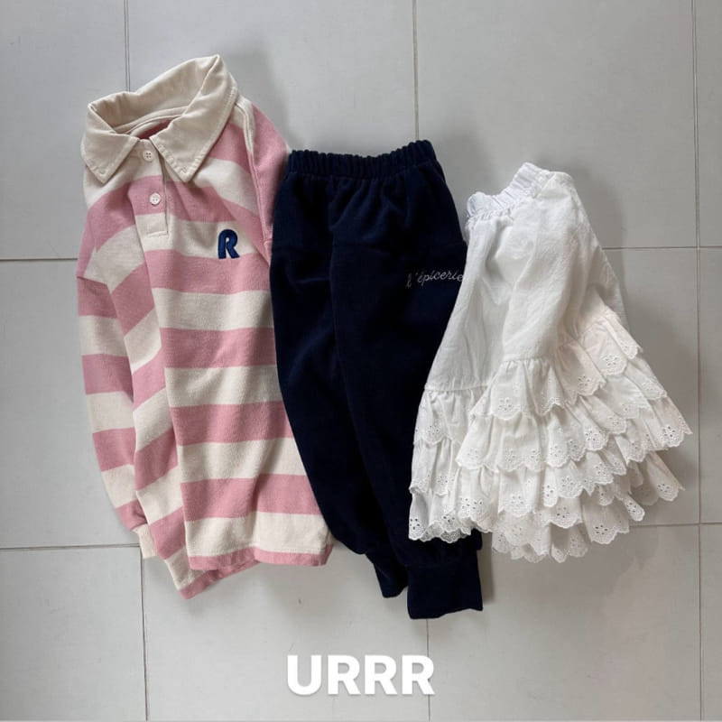 Urrr - Korean Children Fashion - #discoveringself - Retro Collar Tee - 8