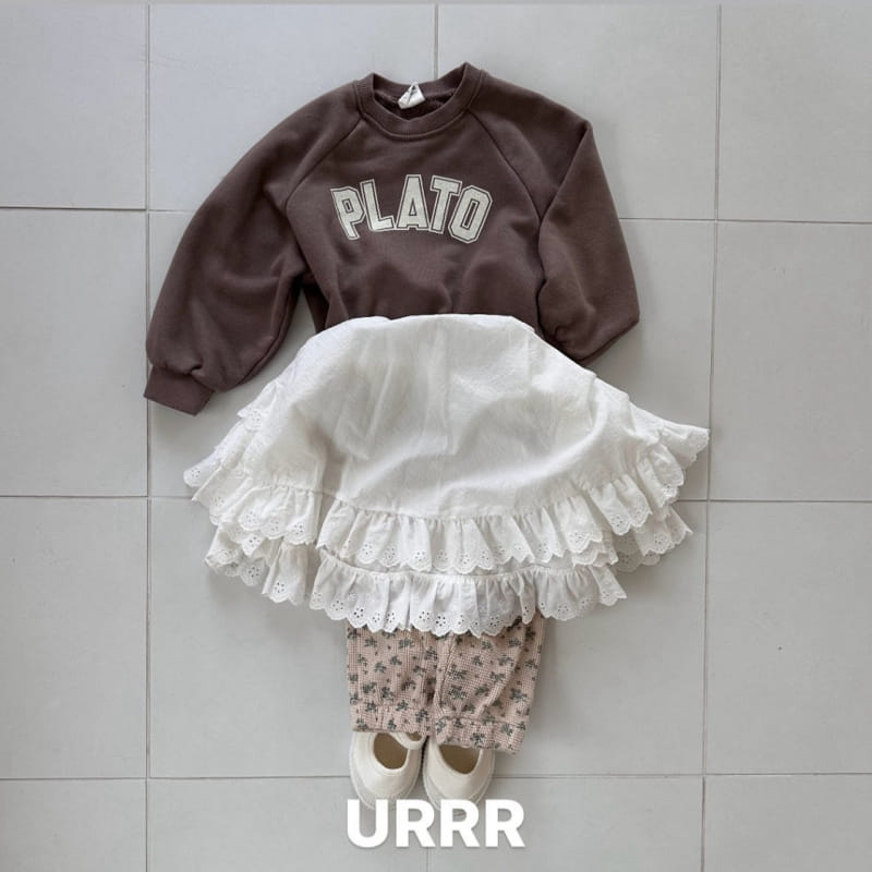 Urrr - Korean Children Fashion - #fashionkids - Rose Sweatshirt - 4